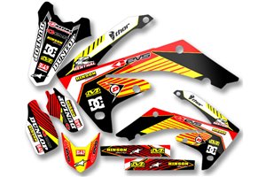 Kit de pegatinas compatible con per Honda CRF 250 2006 - 2009 - MXPKAD14155