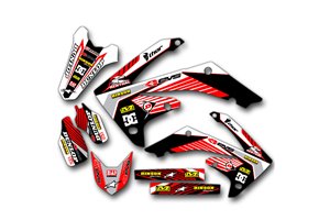 Kit Autocollants compatible avec per Honda CRF 450 2009 - 2012 - MXPKAD14163