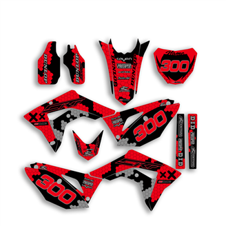 Kit adesivi compatibile con per Honda CRF 450 2017 - 2018 - MXPKAD14165