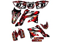 Kit Autocollants compatible avec per Honda CRFX 450 2004 - 2018 - MXPKAD14168