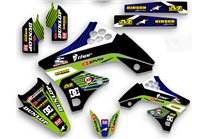 Aufkleber Satz kompatibel mit per KAWASAKI KXF 250 2009 - 2012 - MXPKAD14169