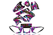 Aufkleber Satz kompatibel mit per KAWASAKI KXF 250 2017 - 2020 - MXPKAD14170