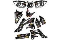 Kit Autocollants compatible avec per KAWASAKI KXF 450 2009 - 2011 - MXPKAD14173