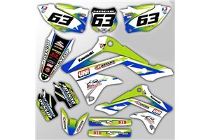 Sticker set compatible with per KAWASAKI KXF 250 2009 - 2012 - MXPKAD14175