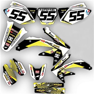 Sticker set compatible with per SUZUKI RMZ 450 2008 - 2017 - MXPKAD14179