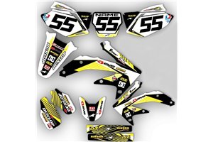 Kit Autocollants compatible avec per SUZUKI RMZ 450 2008 - 2017 - MXPKAD14179