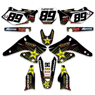 Kit adesivi compatibile con per SUZUKI RM 125/250 2001 - 2008 - MXPKAD14180