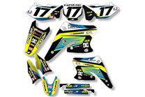 Aufkleber Satz kompatibel mit per SUZUKI RMZ 250 2007 - 2009 - MXPKAD14181