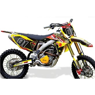 Kit Autocollants compatible avec per SUZUKI RMZ 450 2008 - 2017 - MXPKAD14186