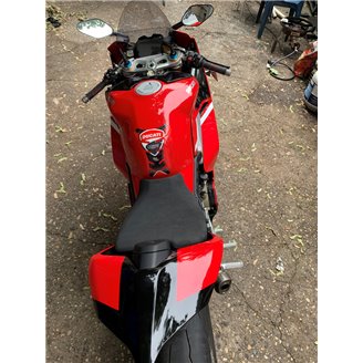 Carene stradali in abs verniciate per Ducati Panigale V4 V4S per scarico Akrapovic 2020 - 2022 - MXPCAV14204