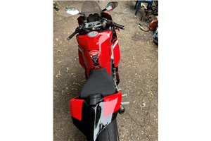 Carene stradali in abs verniciate per Ducati Panigale V4 V4S per scarico Akrapovic 2020 - 2022 - MXPCAV14204