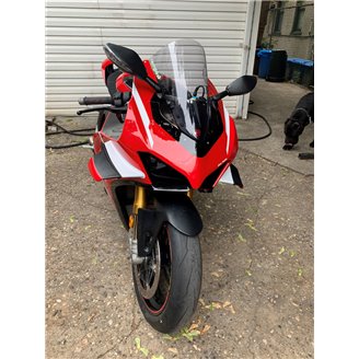 Carene stradali in abs verniciate per Ducati Panigale V4 V4S per scarico Akrapovic 2020 - 2022 - MXPCAV14204