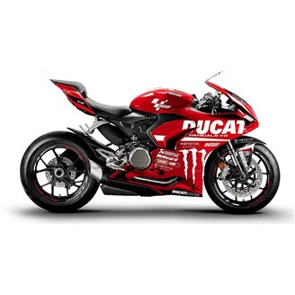 Painted Race Fairings Ducati Panigale V2 2020 - 2022 with back seat Neoprene seat + screws, fasteners - MXPCRV14215