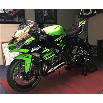 Kawasaki Zx6R 2019 - 2022 Verkleidungen Lackiert + Schrauben, Schnellverschlüsse MXPCRV14219