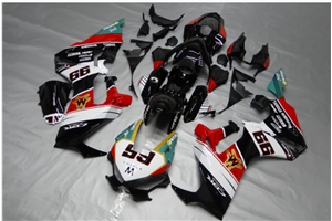 Painted street fairings in abs compatible with Honda Cbr 1000 2017 - 2019 - MXPCAV13115