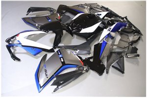 Carene stradali in abs verniciate compatibili con Aprilia RS4 125 2012 - 2017 - MXPCAV14243