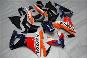 Lackierte Straße Verkleidung auf ABS kompatibel mit Honda CBR 500R 2013 - 2015 - MXPCAV14271