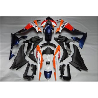 Lackierte Straße Verkleidung auf ABS kompatibel mit Honda CBR 500R 2013 - 2015 - MXPCAV14271