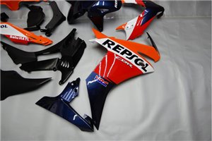 Carene stradali in abs verniciate compatibili con Honda CBR 500R 2013 - 2015 - MXPCAV14271