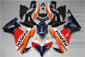 Carene stradali in abs verniciate compatibili con Honda CBR 500R 2013 - 2015 - MXPCAV14271