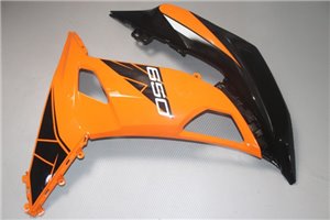 Lackierte Straße Verkleidung auf ABS kompatibel mit Kawasaki Ninja 650 2017 - 2019 - MXPCAV14275