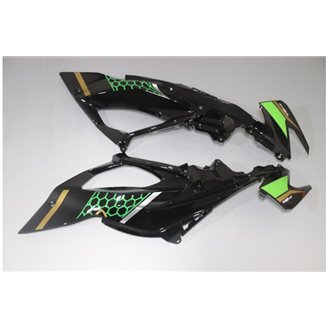 Painted street fairings in abs compatible with Kawasaki ZX6R 636 2013 - 2018 - MXPCAV14277