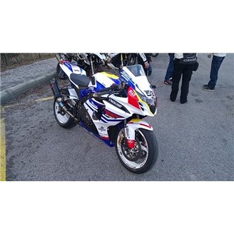 Painted street fairings in abs compatible with Suzuki Gsxr 1000 2009 - 2016 - MXPCAV14278