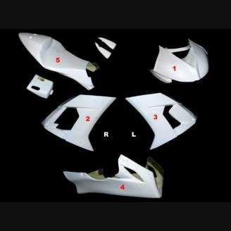 Kawasaki Zx10R 2008 - 2010 fairings without mudguard - MXPCRD2127