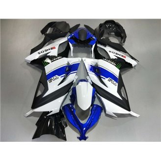 Carene stradali in abs verniciate compatibili con Kawasaki ZX Ninja 300 2013 - 2017 - MXPCAV14287