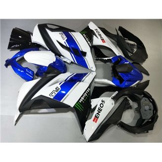 Carene stradali in abs verniciate compatibili con Kawasaki ZX Ninja 300 2013 - 2017 - MXPCAV14287