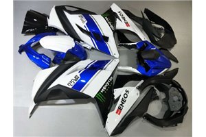 Carene stradali in abs verniciate compatibili con Kawasaki ZX Ninja 300 2013 - 2017 - MXPCAV14287