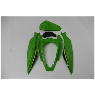 Lackierte Straße Verkleidung auf ABS kompatibel mit Kawasaki EX Ninja 400 2018 - 2022 - MXPCAV14292