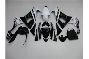 Carene stradali in abs verniciate compatibili con Kawasaki ZX10R 2008 - 2009 - MXPCAV14311