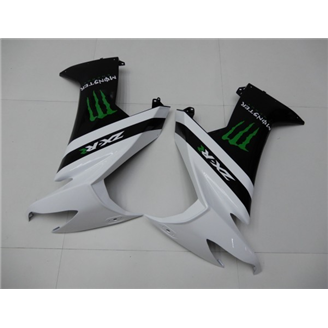 Carene stradali in abs verniciate compatibili con Kawasaki ZX10R 2008 - 2009 - MXPCAV14311