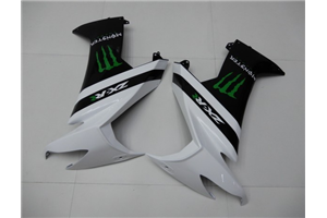 Carene stradali in abs verniciate compatibili con Kawasaki ZX10R 2008 - 2009 - MXPCAV14311