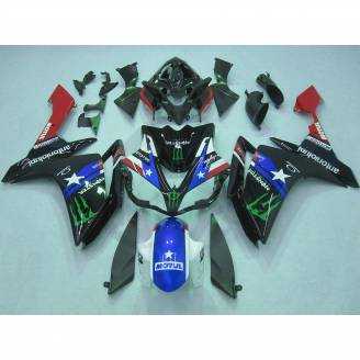 Lackierte Straße Verkleidung auf ABS kompatibel mit Yamaha R1 2007 - 2008 - MXPCAV2158