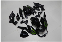 Carenados en abs pintados para la calle compatible con Kawasaki EX Ninja 400 2018 - 2022 - MXPCAV14292 2