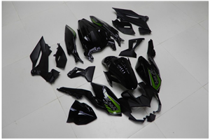 Lackierte Straße Verkleidung auf ABS kompatibel mit Kawasaki EX Ninja 400 2018 - 2022 - MXPCAV14292