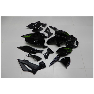 Painted street fairings in abs compatible with Kawasaki EX Ninja 400 2018 - 2022 - MXPCAV14292