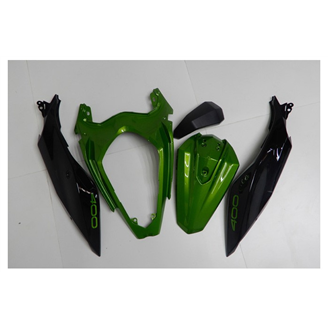 Painted street fairings in abs compatible with Kawasaki EX Ninja 400 2018 - 2022 - MXPCAV14334