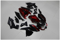 Painted street fairings in abs compatible with Kawasaki EX Ninja 400 2018 - 2022 - MXPCAV14334