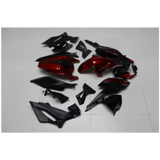 Carene stradali in abs verniciate compatibili con Kawasaki EX Ninja 400 2018 - 2022 - MXPCAV14334