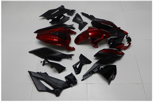 Carene stradali in abs verniciate compatibili con Kawasaki EX Ninja 400 2018 - 2022 - MXPCAV14334