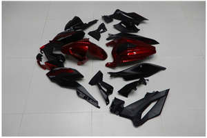 Painted street fairings in abs compatible with Kawasaki EX Ninja 400 2018 - 2022 - MXPCAV14334