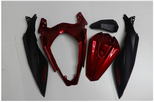Carene stradali in abs verniciate compatibili con Kawasaki EX Ninja 400 2018 - 2022 - MXPCAV14334