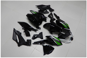 Painted street fairings in abs compatible with Kawasaki EX Ninja 400 2018 - 2022 - MXPCAV14336