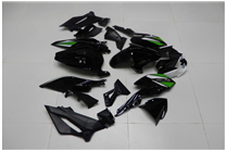 Painted street fairings in abs compatible with Kawasaki EX Ninja 400 2018 - 2022 - MXPCAV14336 2