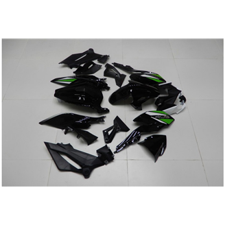 Painted street fairings in abs compatible with Kawasaki EX Ninja 400 2018 - 2022 - MXPCAV14336