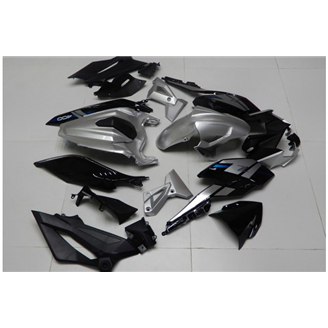 Painted street fairings in abs compatible with Kawasaki EX Ninja 400 2018 - 2022 - MXPCAV14337