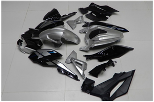 Painted street fairings in abs compatible with Kawasaki EX Ninja 400 2018 - 2022 - MXPCAV14337